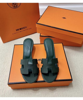 에르메스 올수공 오아시스 슬리퍼 샌들 앱송 25